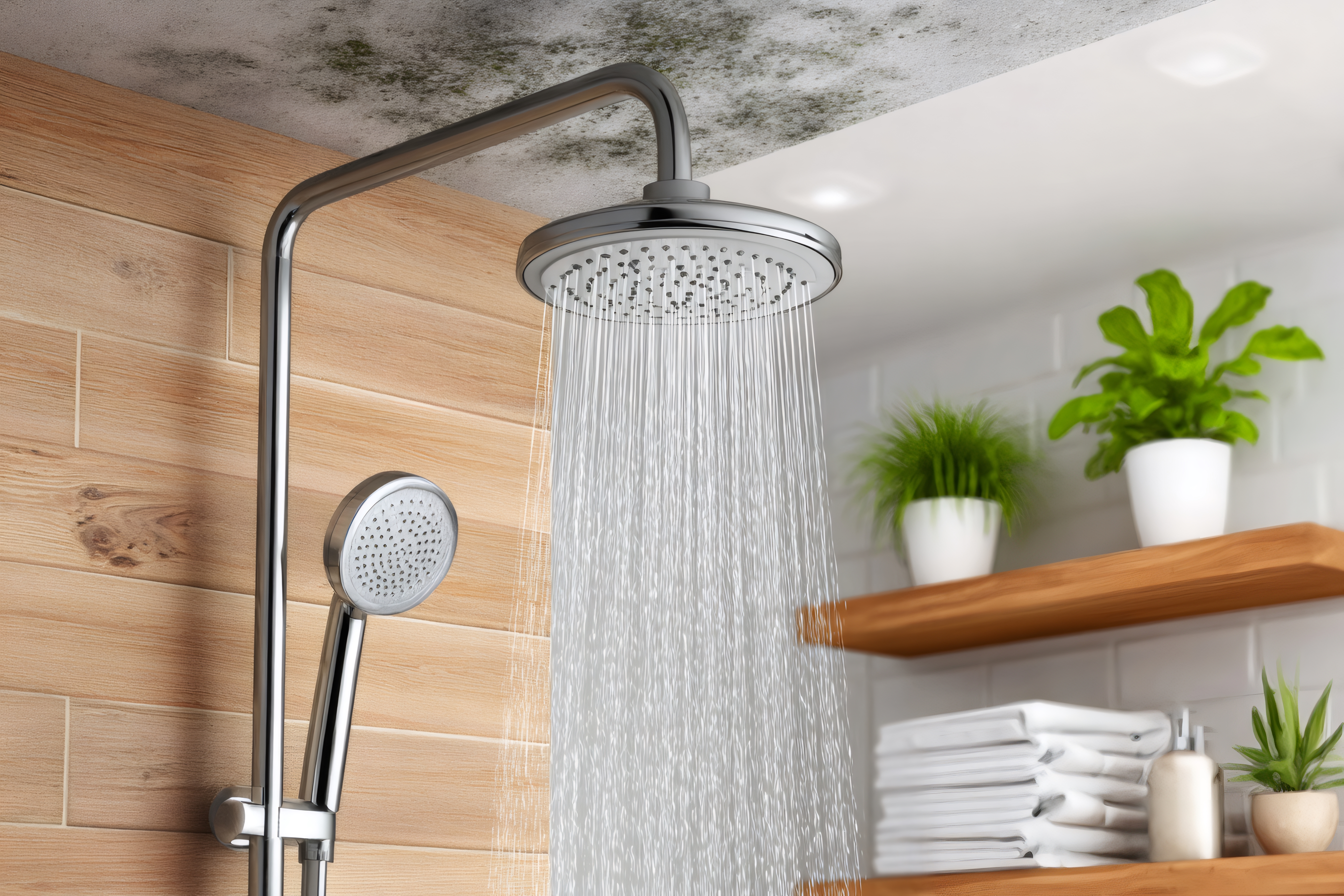 Ba&ntilde;o con moho